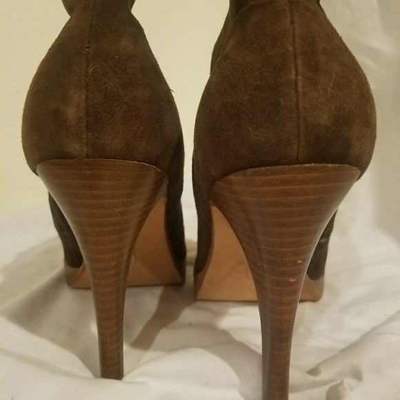 Steven Briwn Suede Booties - Picture 2 of 3
